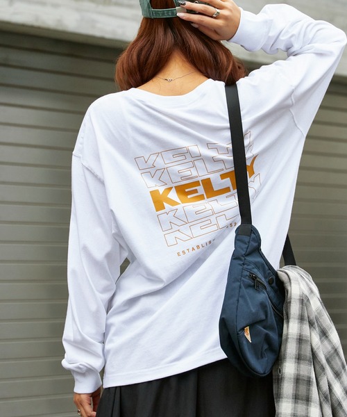 KELTY（ケルティ） tシャツ バックタイポロゴ L/S Tシャツ ロンT