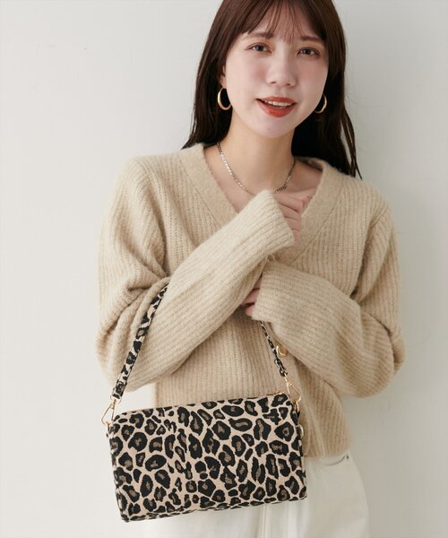 natural couture ショルダーバッグ バッグ スエードミニバッグ