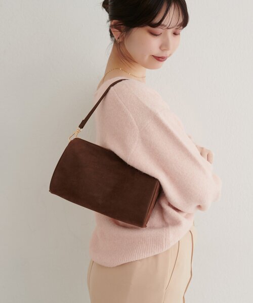 natural couture ショルダーバッグ バッグ スエードミニバッグ