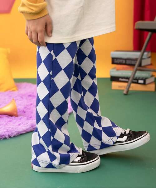 パリの子供服　シャラビア　ヘリンボーンコート➕パンツ BREEZE パンツ Im Jelly！総柄ジャガードフレアパンツ キッズ
