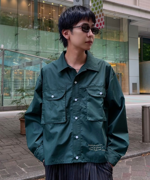 【連休お値下げ】arts&science ビッグポケットシャツ UNDERSTATEMENTs シャツ 「ユニセックス」ビッグポケットワンポイント