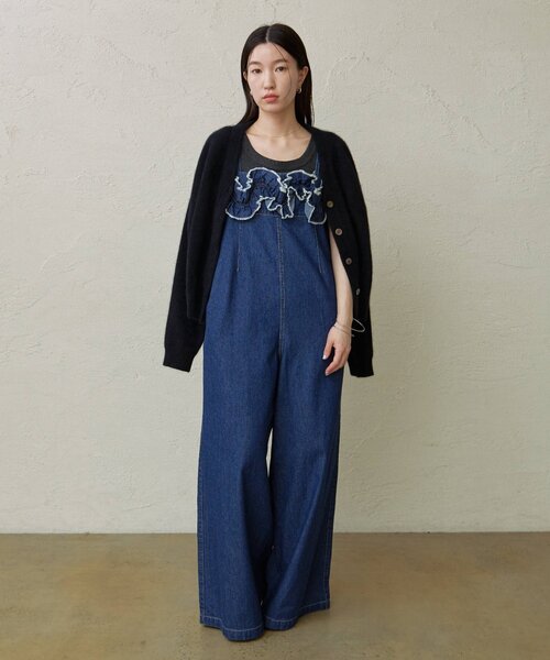 Omekashi（オメカシ） カーディガン ファーウール2WAY Vカーディガン