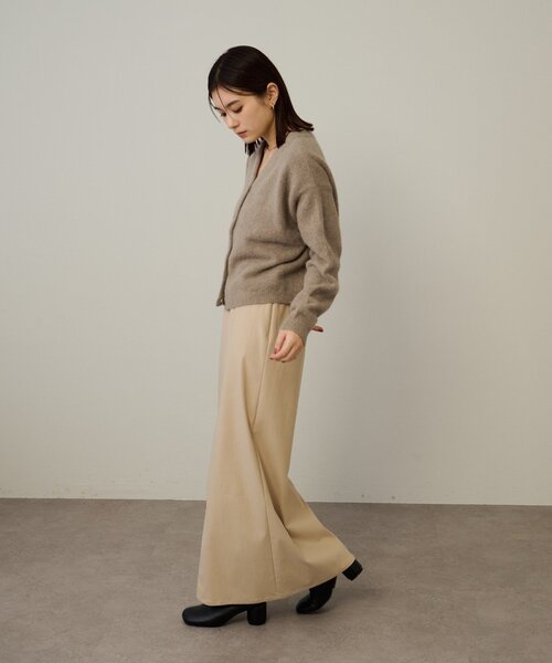 Omekashi（オメカシ） カーディガン ファーウール2WAY Vカーディガン