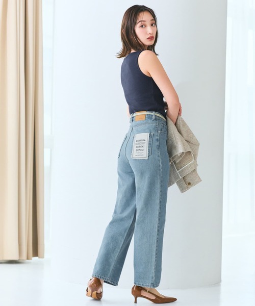 ジーンズ デニム デニムパンツ KUROKI DENIM セミワイド
