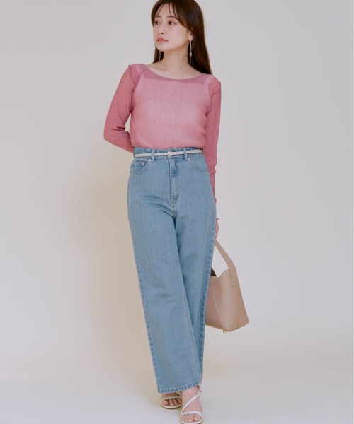ジーンズ デニム デニムパンツ KUROKI DENIM セミワイド