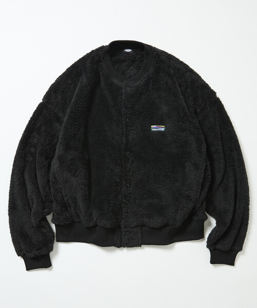 カーディガン 限定展開 リラックスフィット シャギーフリース クルーネック カーディガン メンズ | FREAK'S STORE | 05