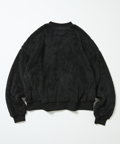 カーディガン 限定展開 リラックスフィット シャギーフリース クルーネック カーディガン メンズ | FREAK'S STORE | 11