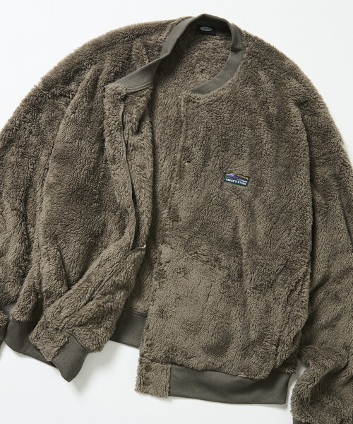 カーディガン 限定展開 リラックスフィット シャギーフリース クルーネック カーディガン メンズ | FREAK'S STORE | 16