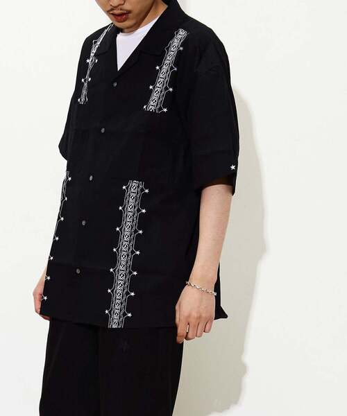 「CONVERSE TOKYO」 半袖シャツ FREE グリーン メンズ_画像5