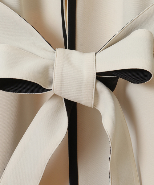 「TIARA」 ノーカラーコート 3 ホワイト レディース_画像5