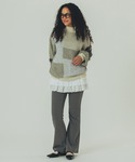 パンツ CUT FLARE PANTS レディースの詳細画像5