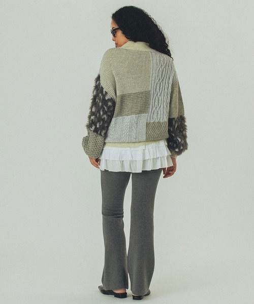 ROSE BUD（ローズバッド） パンツ CUT FLARE PANTS レディース