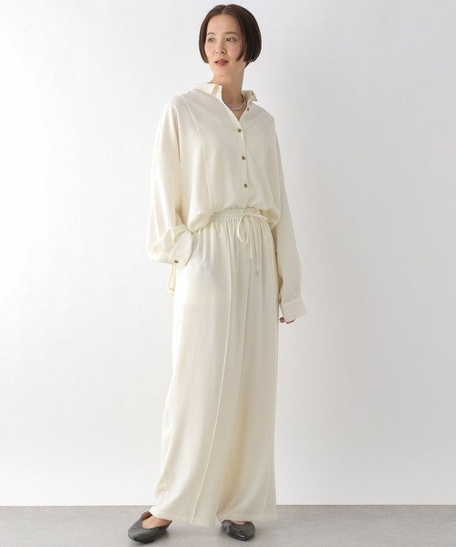 LEPSIM（レプシィム） 長袖ブラウス FREE アイボリー レディース