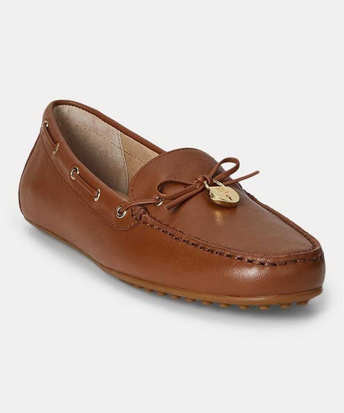 スリッポン ローレン ラルフ ローレン WYLIE FLATS ウィリー フラット  フラットシューズ レディースの画像