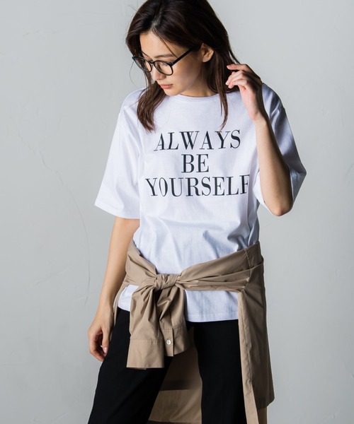 「socolla」 半袖Tシャツ M ブラウン レディース_画像4