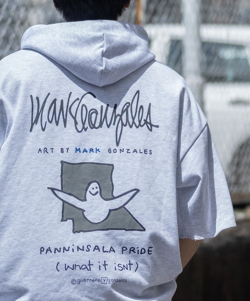「Mark Gonzales」 半袖Tシャツ MEDIUM イエロー メンズ_画像2