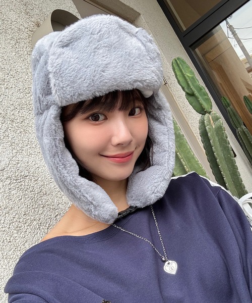 キャップ 帽子 モコモコフライトキャップ レディース : ZOZOTOWN Yahoo