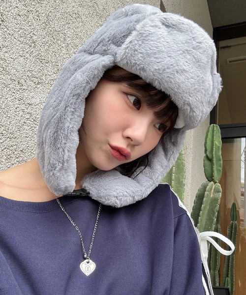 キャップ 帽子 モコモコフライトキャップ レディース : ZOZOTOWN Yahoo