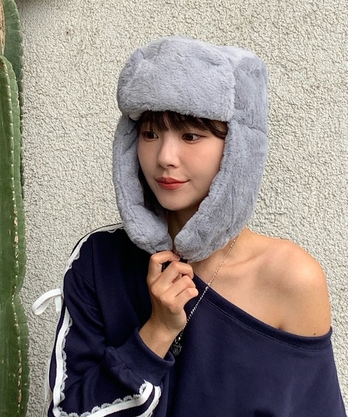 キャップ 帽子 モコモコフライトキャップ レディース : ZOZOTOWN Yahoo