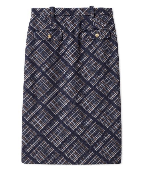 LILY BROWN（リリーブラウン） スカート ウーリーチェックミディ