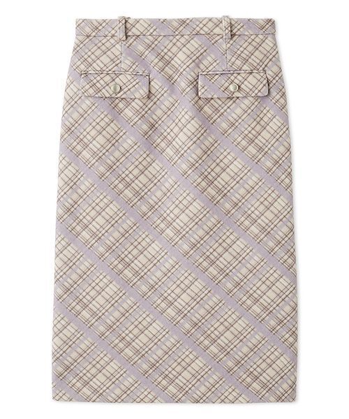 LILY BROWN（リリーブラウン） スカート ウーリーチェックミディ