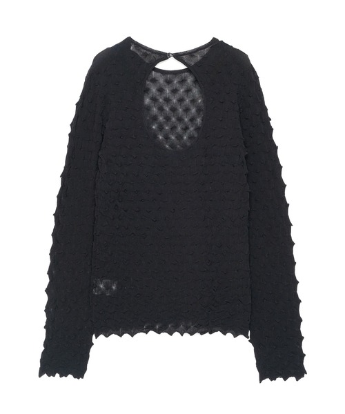ニット/セーター Open Shoulder Knit OPEN SESAME CLUB（オープンセサミクラブ） ニット セーター ice