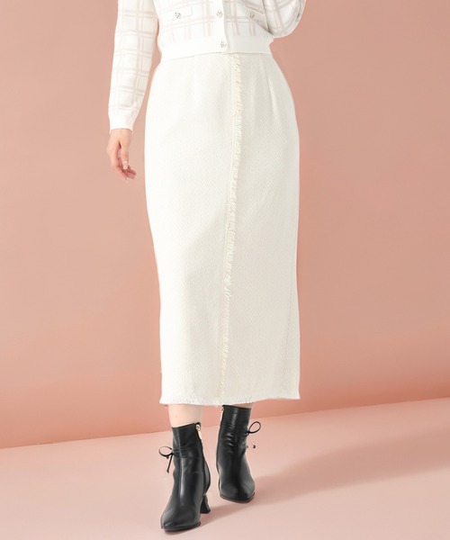 MISCH MASCH（ミッシュマッシュ） スカート 2025秋冬新作 ラメツイード