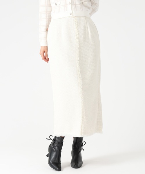 MISCH MASCH（ミッシュマッシュ） スカート 2025秋冬新作 ラメツイード