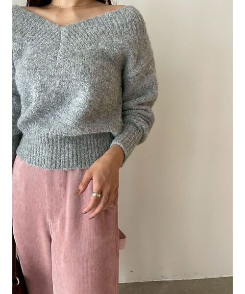 LAGUNAMOON（ラグナムーン） ニット セーター 「WEB限定」Vネック