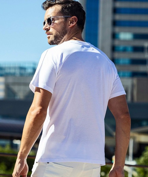 「1PIU1UGUALE3 RELAX 」 半袖Tシャツ L ホワイト メンズ_画像5