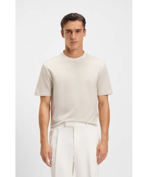 BOSS（HUGO BOSS） tシャツ シルケットコットン Tシャツ マイクロ
