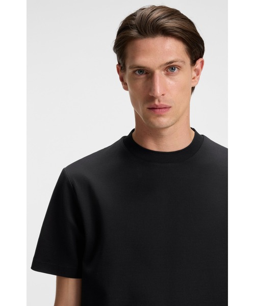BOSS（HUGO BOSS） tシャツ シルケットコットン Tシャツ マイクロ