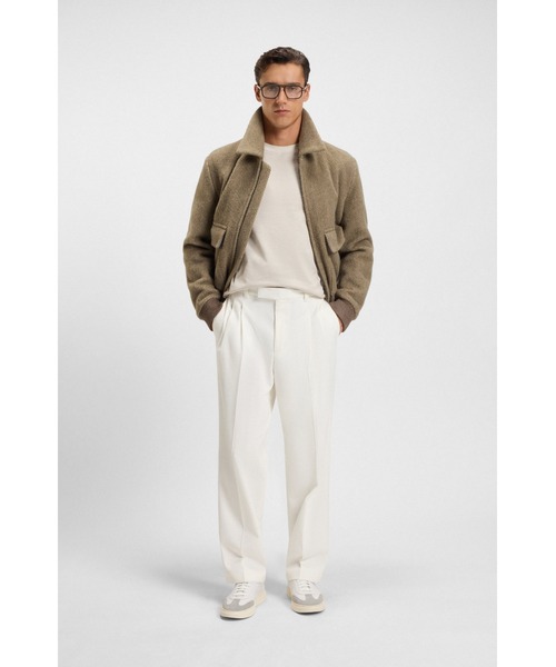 BOSS（HUGO BOSS） tシャツ シルケットコットン Tシャツ マイクロ