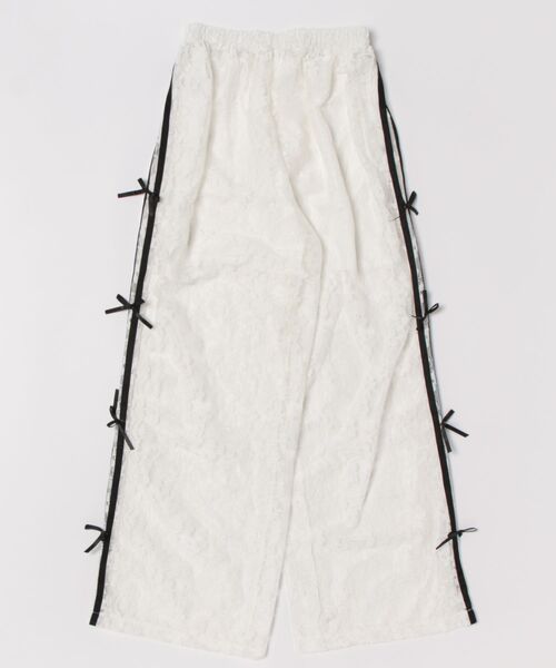 「LADY LIKE」 イージーパンツ M ホワイト レディース_画像2