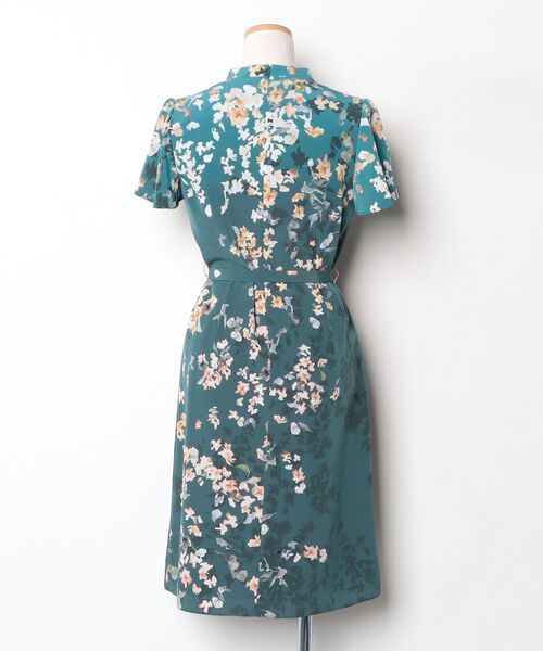 「Sunauna」 半袖ワンピース 36 ブルー レディース_画像2