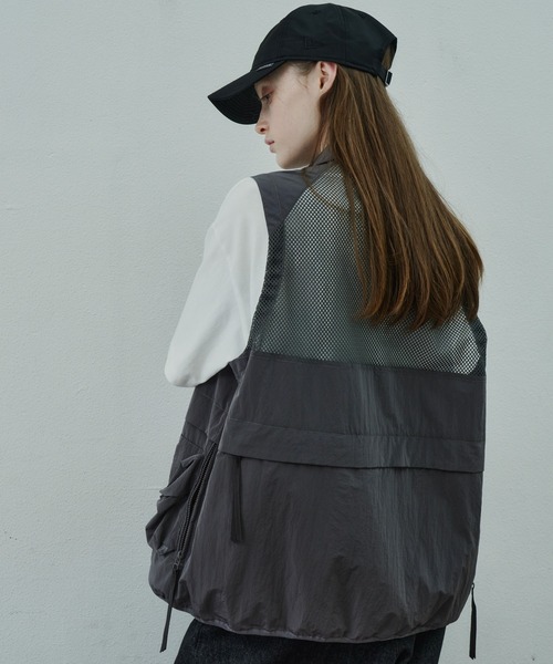 「AIVER」 ベスト SMALL ブラック メンズ_画像6