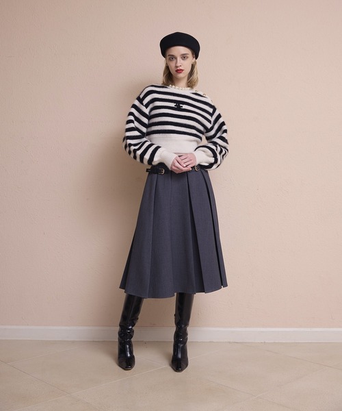 EIMY ISTOIRE（エイミーイストワール） スカート ベルトディテール