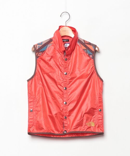 THE NORTH FACE PURPLE LABEL 「THE LABEL」 ナイロンベスト S レッド
