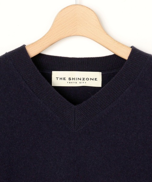 「THE SHINZONE」 長袖ニット FREE ネイビー レディース_画像5