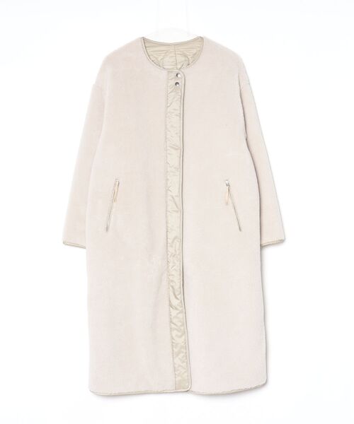 FRAMeWORK（フレームワーク） ノーカラーコート 38 ベージュ
