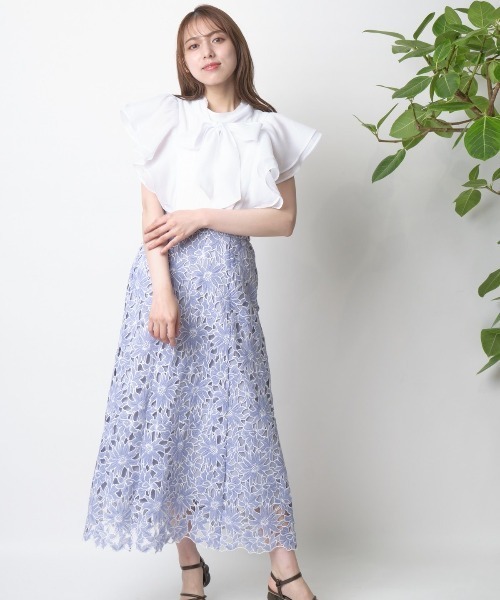 「WILLSELECTION」 半袖ブラウス MEDIUM ピンク レディース_画像7