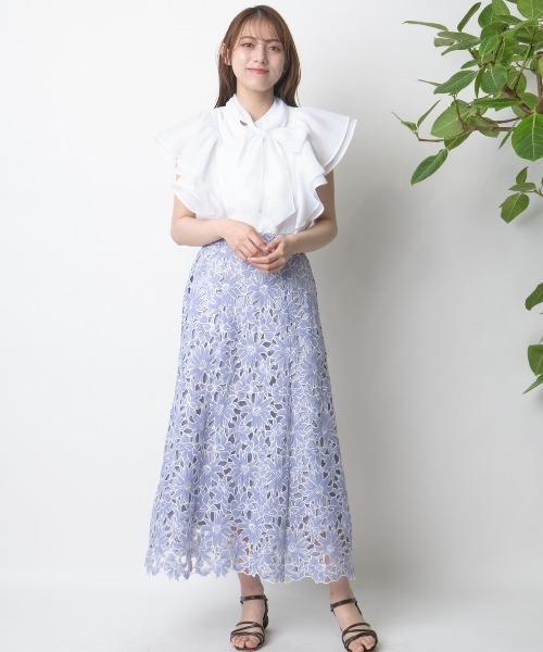 「WILLSELECTION」 半袖ブラウス MEDIUM ピンク レディース_画像8