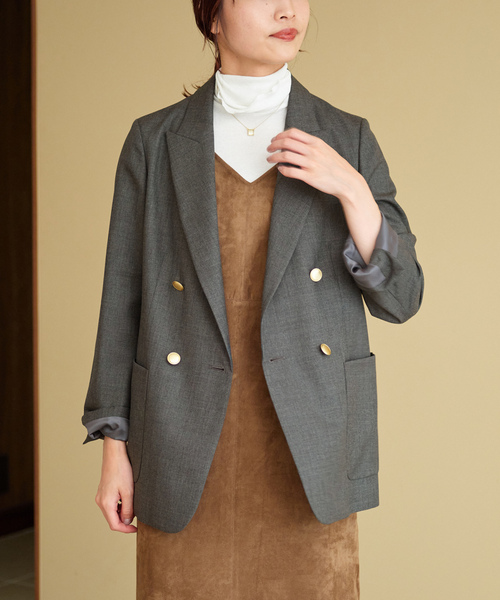 イエナ　ジャケット IENA（イエナ） ノーカラージャケット 36 ブラック レディース