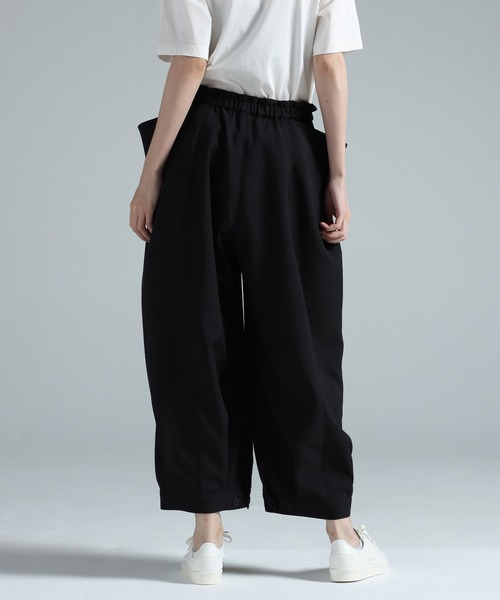 Y-3 ワイドパンツ パンツ CROPPED TOP FLARED SPORT UNIFORM TRACK