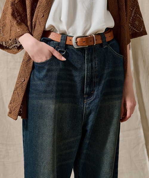 「WETTEMPT」 デニムパンツ SMALL インディゴブルー メンズ_画像5