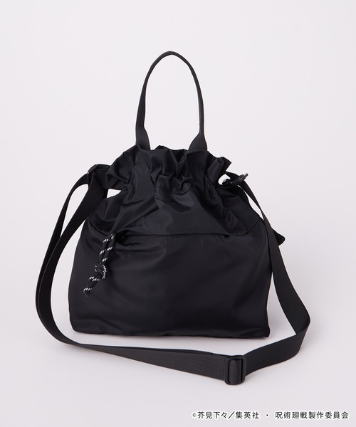 ショルダーバッグ 「呪術廻戦」別注 2WAY ポーチ付き ワッペン刺繍