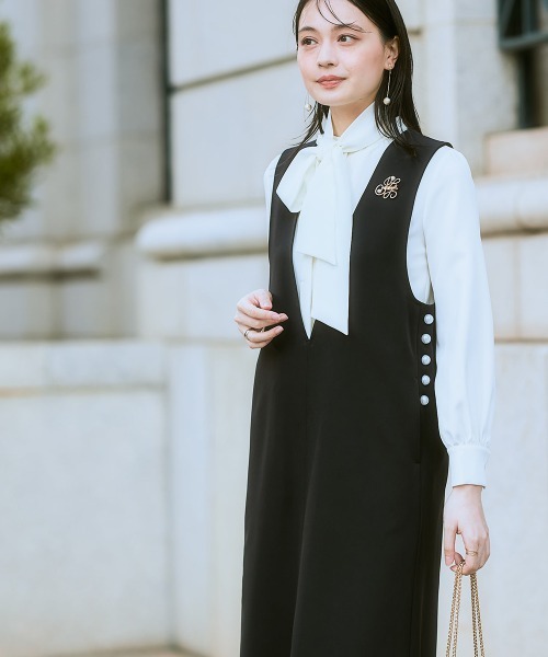 ニッセン（nissen） セットアップ ダブルクロスジャンパースカート+