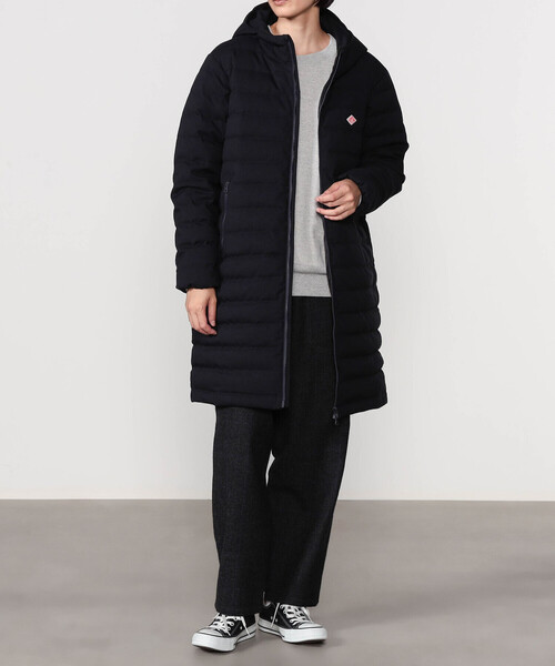 Danton（ダントン） ダウンコート M ネイビー レディース : ZOZOTOWN