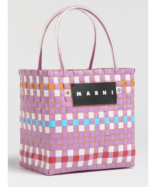 「MARNI MARKET」 かごバッグ FREE ライトパープル レディース_画像4
