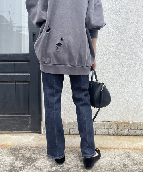 「RED CARD TOKYO」 デニムパンツ 24 ネイビー レディース_画像7